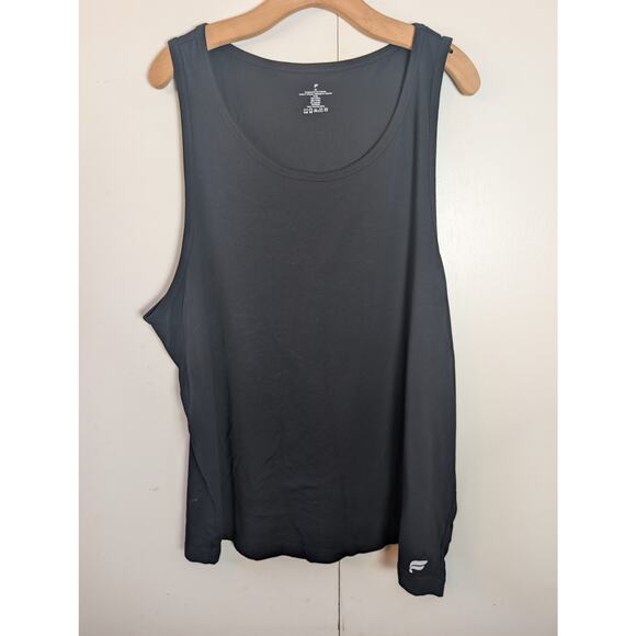 Fabletics The 24-7 Black Ribbed Tank 2XL - Picture 11 of 11